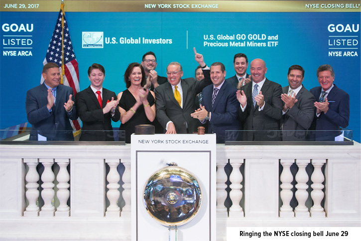 Ringing the NYSE closing bell June 29